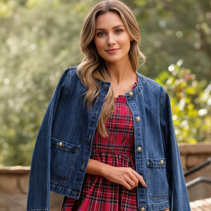The Viral Christmas Plaid Dress